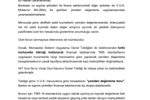 BANKALAR SİGORTA ŞİRKETLERİ VE FİNANSAL KİRALAMA ŞİRKETLERİNDE DEĞER ARTIŞ FONU HESABININ OLUŞTURULMASINA İLİŞKİN TEBLİĞ